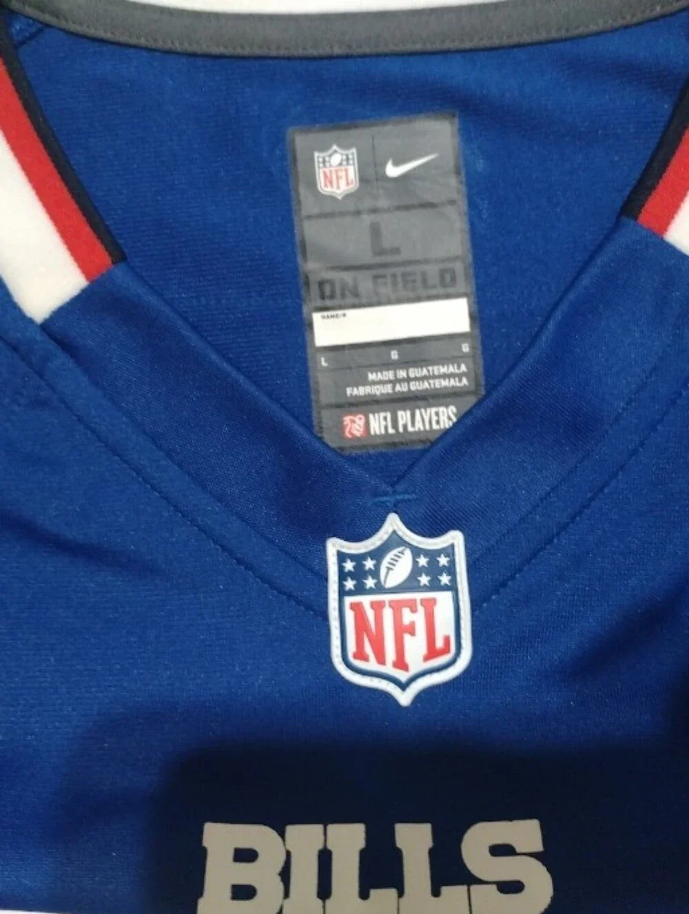Buffalo Bills Stevie Johnson Men's Nike Elite Jersey Sz L NFL Excellent Conditio